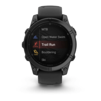 Спортивний годинник Garmin Fenix E Amoled 47мм Slate Gray Steel з чорним силіконовим ремінцем 010-03025-01