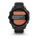 Спортивний годинник Garmin Fenix 8 Amoled 47мм Sapphire Carbon Gray Titanium з сірим силіконовим ремінцем 010-02904-21