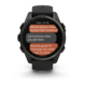 Спортивний годинник Garmin Fenix 8 Amoled 43мм Sapphire Carbon Gray DLC Titanium з чорним силіконовим ремінцем 010-02903-21