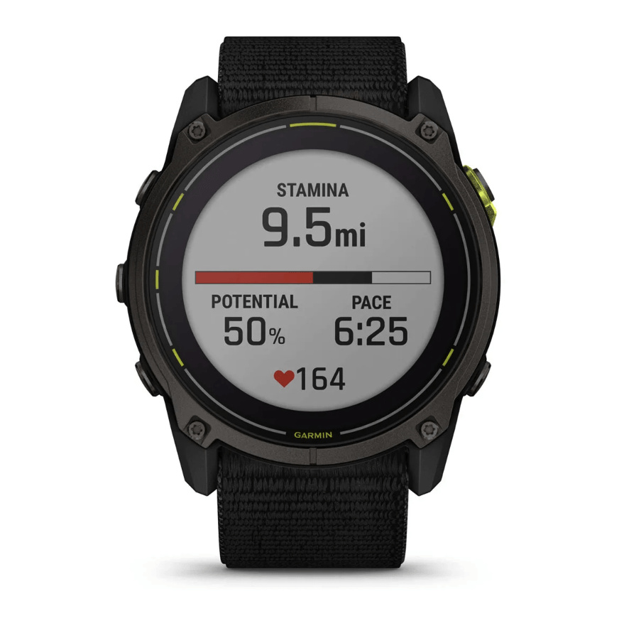 Спортивний годинник Garmin Enduro 3 з чорним нейлоновим ремінцем 010-02751-01
