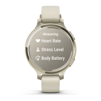 Фітнес годинник Garmin Lily 2 Active Lunar Gold силіконовий ремінець 010-02891-00