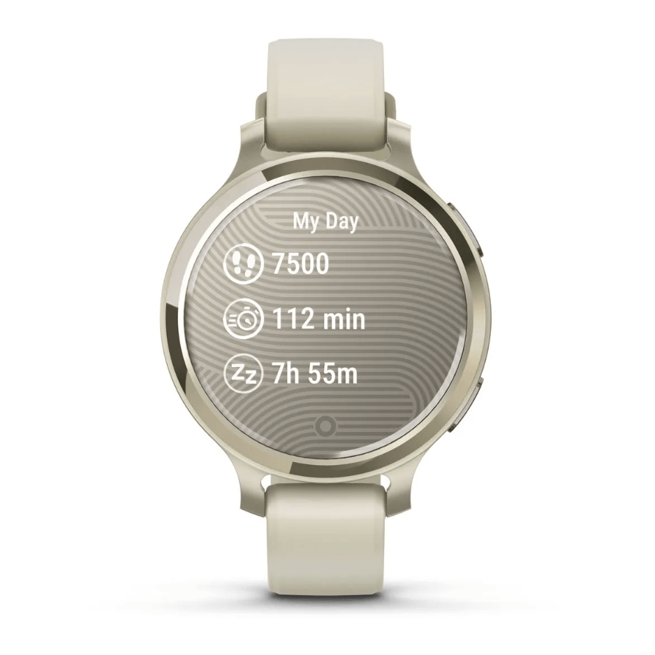 Фітнес годинник Garmin Lily 2 Active Lunar Gold силіконовий ремінець 010-02891-00