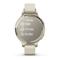 Фітнес годинник Garmin Lily 2 Active Lunar Gold силіконовий ремінець 010-02891-00