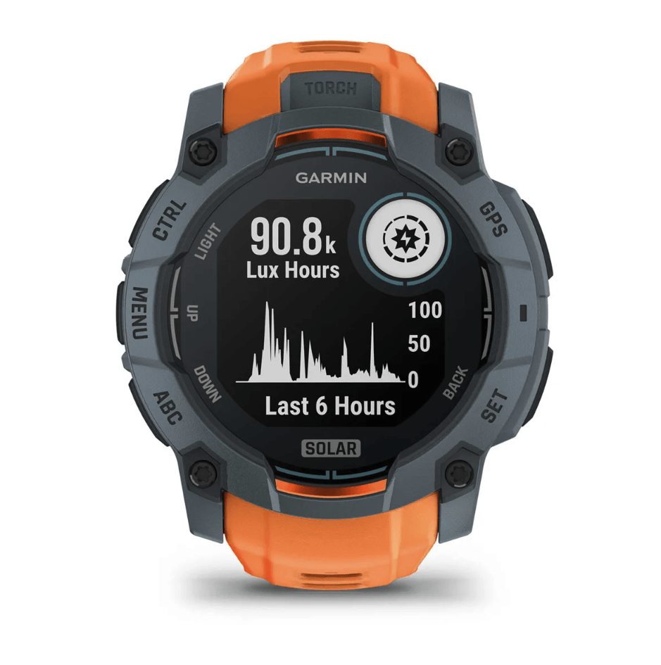 Годинник-навігатор Garmin Instinct 3 Solar 50мм Spark Orange 010-02935-01