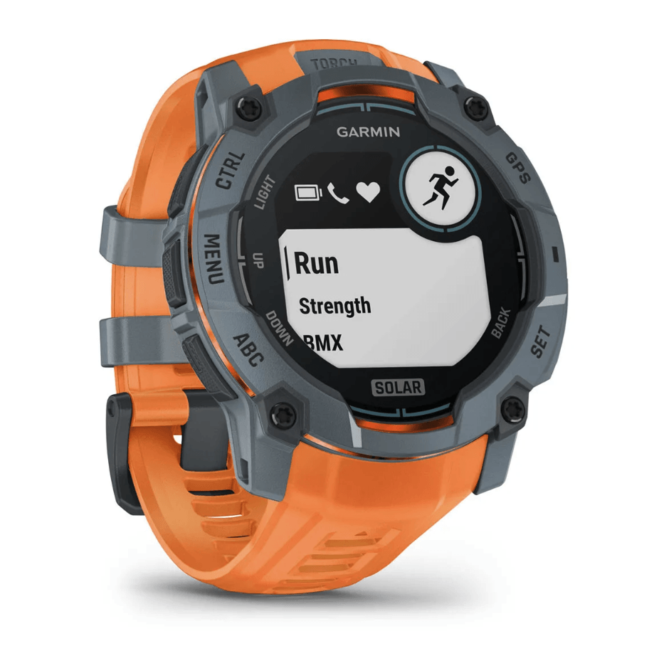 Годинник-навігатор Garmin Instinct 3 Solar 50мм Spark Orange 010-02935-01