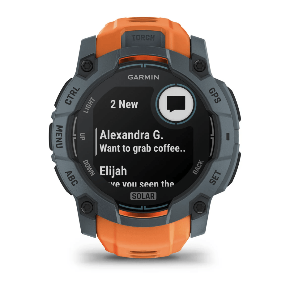 Годинник-навігатор Garmin Instinct 3 Solar 50мм Spark Orange 010-02935-01