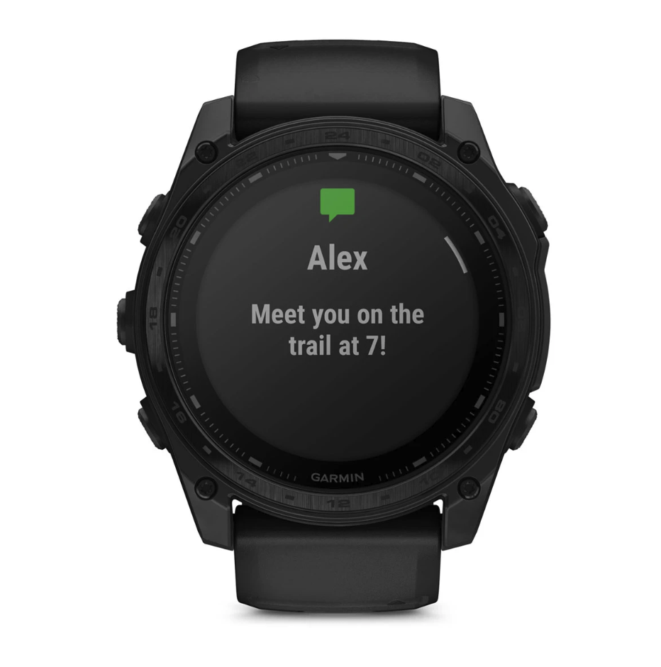 Годинник-навігатор Garmin Tactix 8 Solar 51мм Applied Ballistics Elite з чорним силіконовим ремінцем 010-03407-11