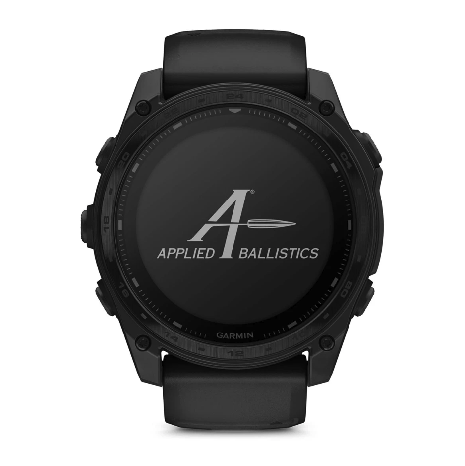 Годинник-навігатор Garmin Tactix 8 Solar 51мм Applied Ballistics Elite з чорним силіконовим ремінцем 010-03407-11