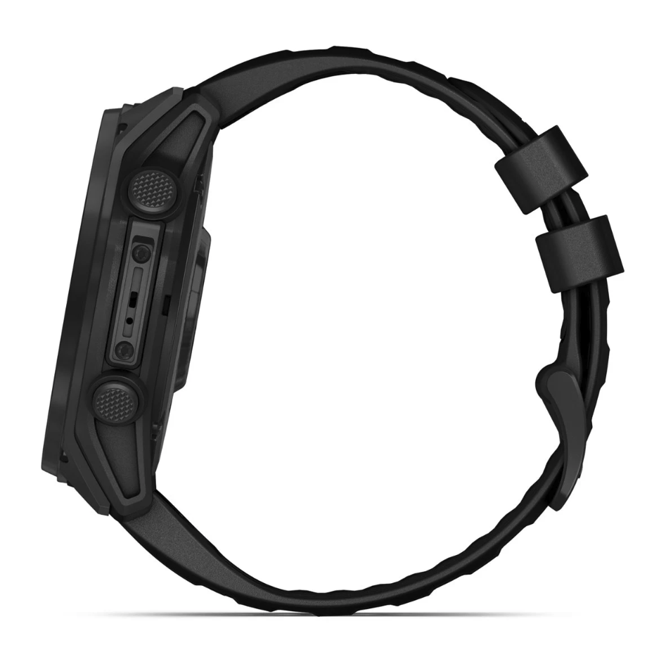 Годинник-навігатор Garmin Tactix 8 Solar 51мм з чорним силіконовим ремінцем 010-03407-01