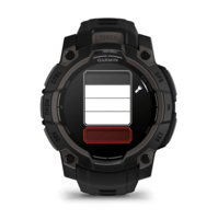 Годинник-навігатор Garmin Instinct 3 Amoled 45мм Black з чорним силіконовим ремінцем 010-02936-00