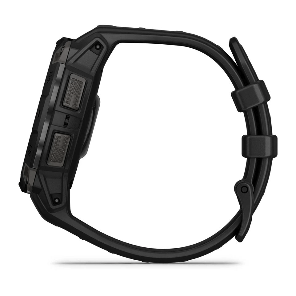 Годинник-навігатор Garmin Instinct 3 Amoled 45мм Black з чорним силіконовим ремінцем 010-02936-00