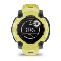 Годинник-навігатор Garmin Instinct E Electric Lime 45мм з жовтим силіконовим ремінцем 010-02933-01