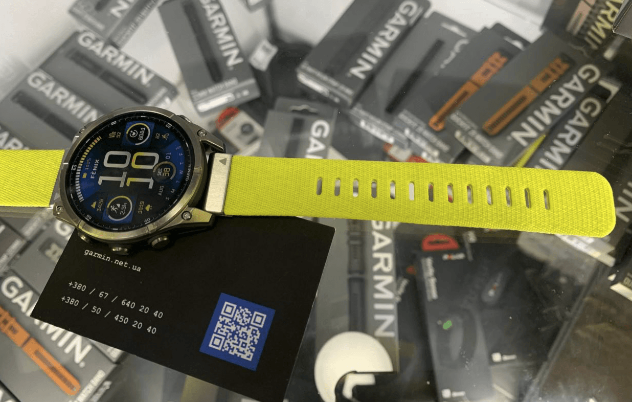 Ремінець Garmin MARQ QuickFit 22 мм Yel/Green нейлоновий 010-12738-23