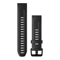 Ремінець Garmin fenix 8 QuickFit 20 мм Black силіконовий 010-13391-03 (без коробки)