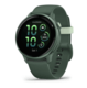 Фітнес годинник Garmin Vivoactive 6 Metallic Jasper Green із силіконовим ремінцем 010-02985-02