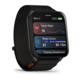 Спортивний годинник Garmin Venu X1 Black із титановим корпусом Slate та чорним нейлоновим ремінцем ComfortFit 010-02980-02