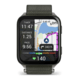 Спортивний годинник Garmin Venu X1 Moss із титановим корпусом та хакі нейлоновим ремінцем ComfortFit 010-02980-03