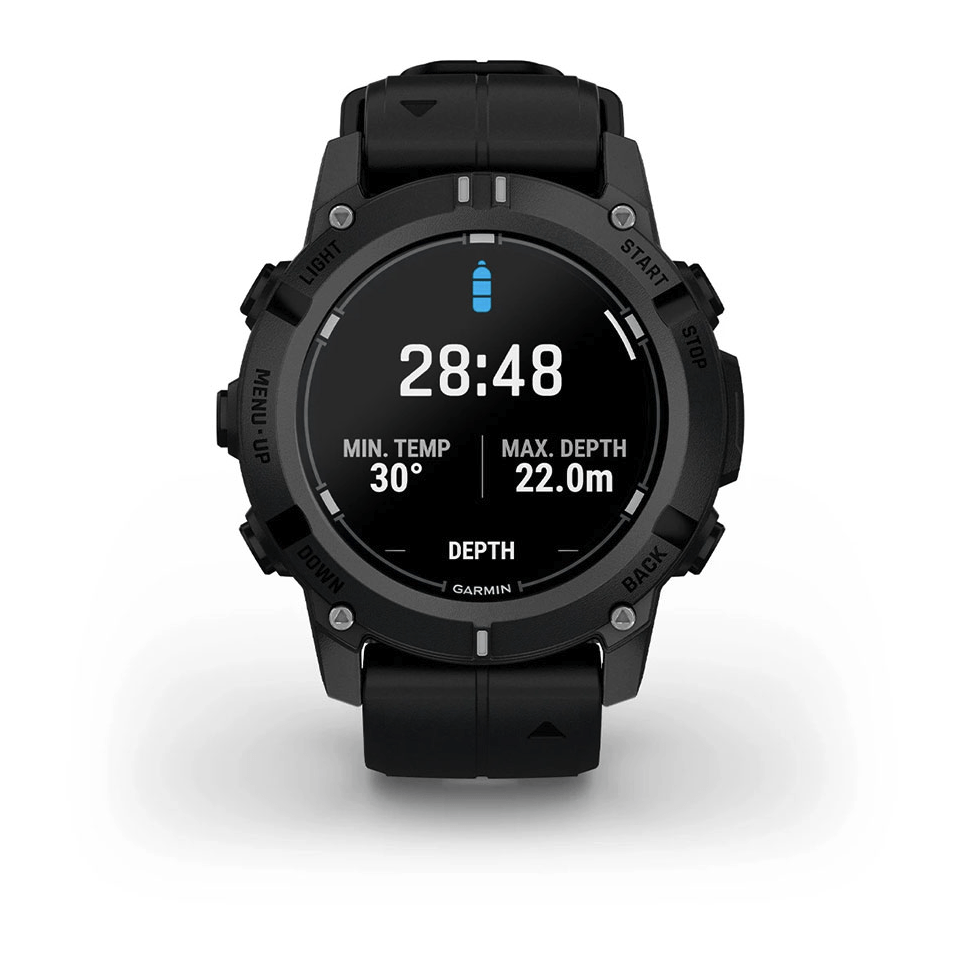 Смарт-годинник Garmin Descent G2 Black з чорним силіконовим ремінцем 010-02986-00