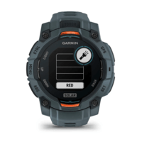 Годинник-навігатор Garmin Instinct 3 Solar 45мм Twilight сірий сірим силіконовим ремінцем 010-02934-01