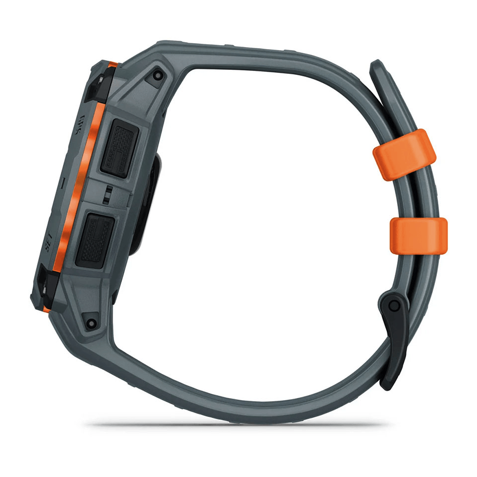 Годинник-навігатор Garmin Instinct 3 Solar 45мм Twilight сірий сірим силіконовим ремінцем 010-02934-01