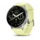 Спортивний годинник Garmin Venu 4 45мм Silver with Citron із світло-жовтим силіконовим ремінцем 010-03014-02