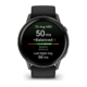 Спортивний годинник Garmin Venu 4 45 мм Black із чорним силіконовим ремінцем 010-03014-00