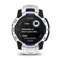 Годинник-навігатор Garmin Instinct 3 Solar 45мм Whitestone Blue 010-02934-03