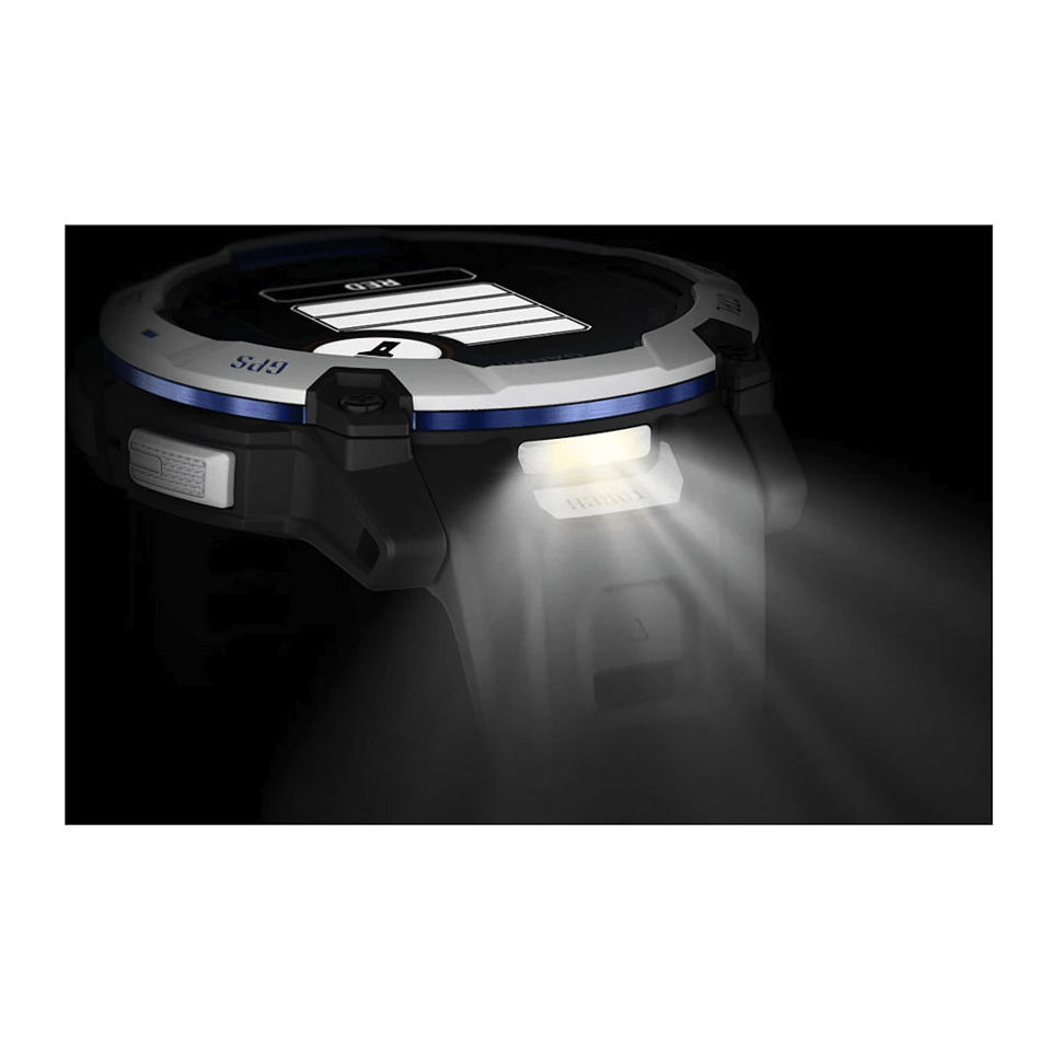 Годинник-навігатор Garmin Instinct 3 Solar 50мм Whitestone Black Blue 010-02935-03