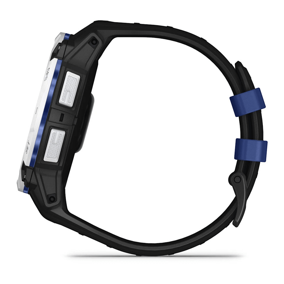 Годинник-навігатор Garmin Instinct 3 Solar 50мм Whitestone Black Blue 010-02935-03