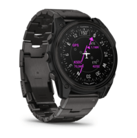 Авіаційний годинник Garmin D2 Mach 2 51мм Carbon Gray DLC Titanium із вентильованим титановим браслетом 010-02905-31 