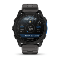 Авіаційний годинник Garmin D2 Mach 2 51мм Carbon Gray DLC Titanium із вентильованим титановим браслетом 010-02905-31 