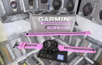 Ремінець Garmin QuickFit 22 мм Pink Aurora рожевий силіконовий (комплект із трьох частин) 010-14409-01