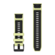 Ремінець Garmin QuickFit 22 мм Citron жовтий силіконовий (комплект із трьох частин) 010-14411-01