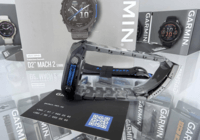 Авіаційний годинник Garmin D2 Mach 2 51мм Carbon Gray DLC Titanium із вентильованим титановим браслетом 010-02905-31 