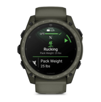 Годинник-навігатор Garmin Tactix 8 Amoled 51мм Cerakote Coating з покриттям Olive Drab хакі Cerakote 010-04553-11