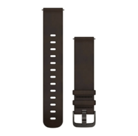 Шкіряний ремінець Garmin Quick Release 20 мм Leather Dark Brown Slate 010-12932-56