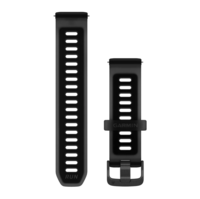 Ремінець силіконовий Garmin Quick Release 20 мм Black без коробки