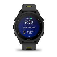 Смарт-годинник Garmin Forerunner 170 чорні з чорно-жовтим ремінцем