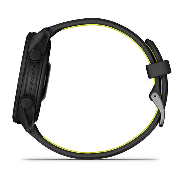 Смарт-годинник Garmin Forerunner 170 чорні з чорно-жовтим ремінцем