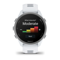 Біговий годинник Garmin Forerunner 170 Music Whitestone білий з Whitestone/Cloud силіконовим ремінцем 010-03920-11