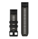 Ремінець Garmin fenix 8 QuickFit 26 мм Black/Pebble Gray силіконовий без коробки 