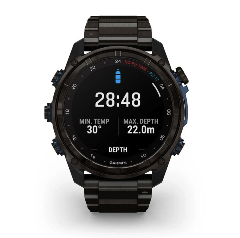 Спортивний годинник Garmin Descent Mk3i (51мм) Carbon Gray DLC Titanium із титановим ремінцем 010-02752-14