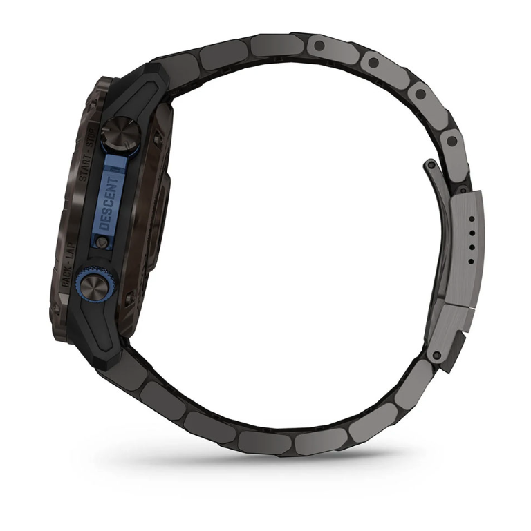 Спортивний годинник Garmin Descent Mk3i (51мм) Carbon Gray DLC Titanium із титановим ремінцем 010-02752-14