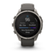 Спортивний годинник Garmin Fenix 9 Pro Solar inReach 47 мм Titanium із силіконовим сірим ремінцем 010-04338-01
