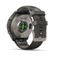 Спортивний годинник Garmin Fenix 9 Pro Solar inReach 47 мм Titanium із силіконовим сірим ремінцем 010-04338-01