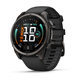 Спортивний годинник Garmin Fenix 9 47 мм Carbon Gray DLC із чорним силіконовим ремінцем 010-04762-11