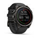 Спортивний годинник Garmin Fenix 9 47 мм Carbon Gray DLC із чорним силіконовим ремінцем 010-04762-11