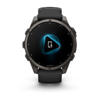 Спортивний годинник Garmin Fenix 9 47 мм Carbon Gray DLC із чорним силіконовим ремінцем 010-04762-11