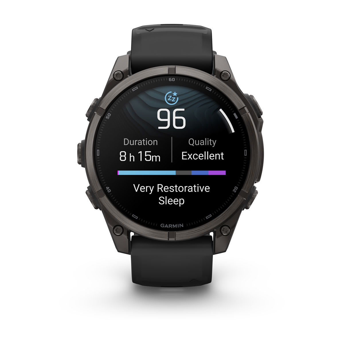 Спортивний годинник Garmin Fenix 9 47 мм Carbon Gray DLC із чорним силіконовим ремінцем 010-04762-11