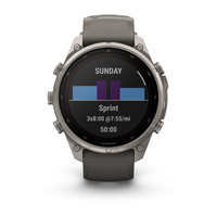 Спортивний годинник Garmin Fenix 9 Pro Solar 47 мм Titanium із темно-сірим силіконовим ремінцем 010-04338-01